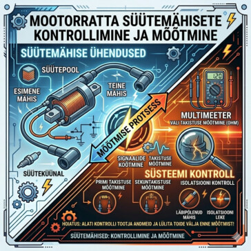 Moottoripyörän ja mönkijän staattorien mittaaminen