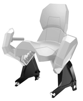 Kimpex Seat Jack LT/DX Seat brackets, BRP