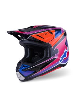 HELMET SM7 FUSE BLU/PU/PINK L