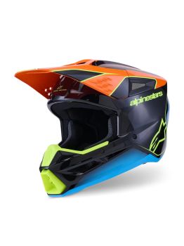 HELMET SM3 FRAY BLK/OR/YL 2X