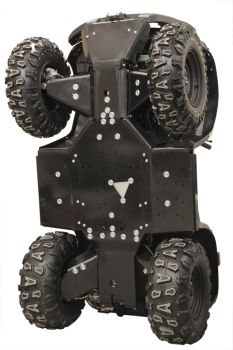 Skid plate full set (plastic): GOES Cobalt / Iron