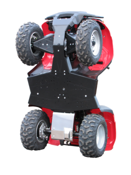 Põhjakaitse täis komplekt (plastik / alumiinium) Honda TRX 500 FE / FPE
