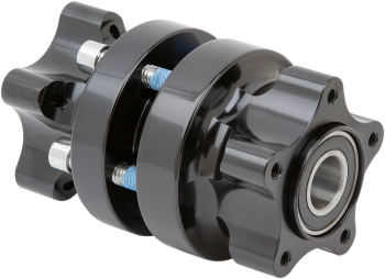 HUB FT DUAL 00-07 FLT BLK