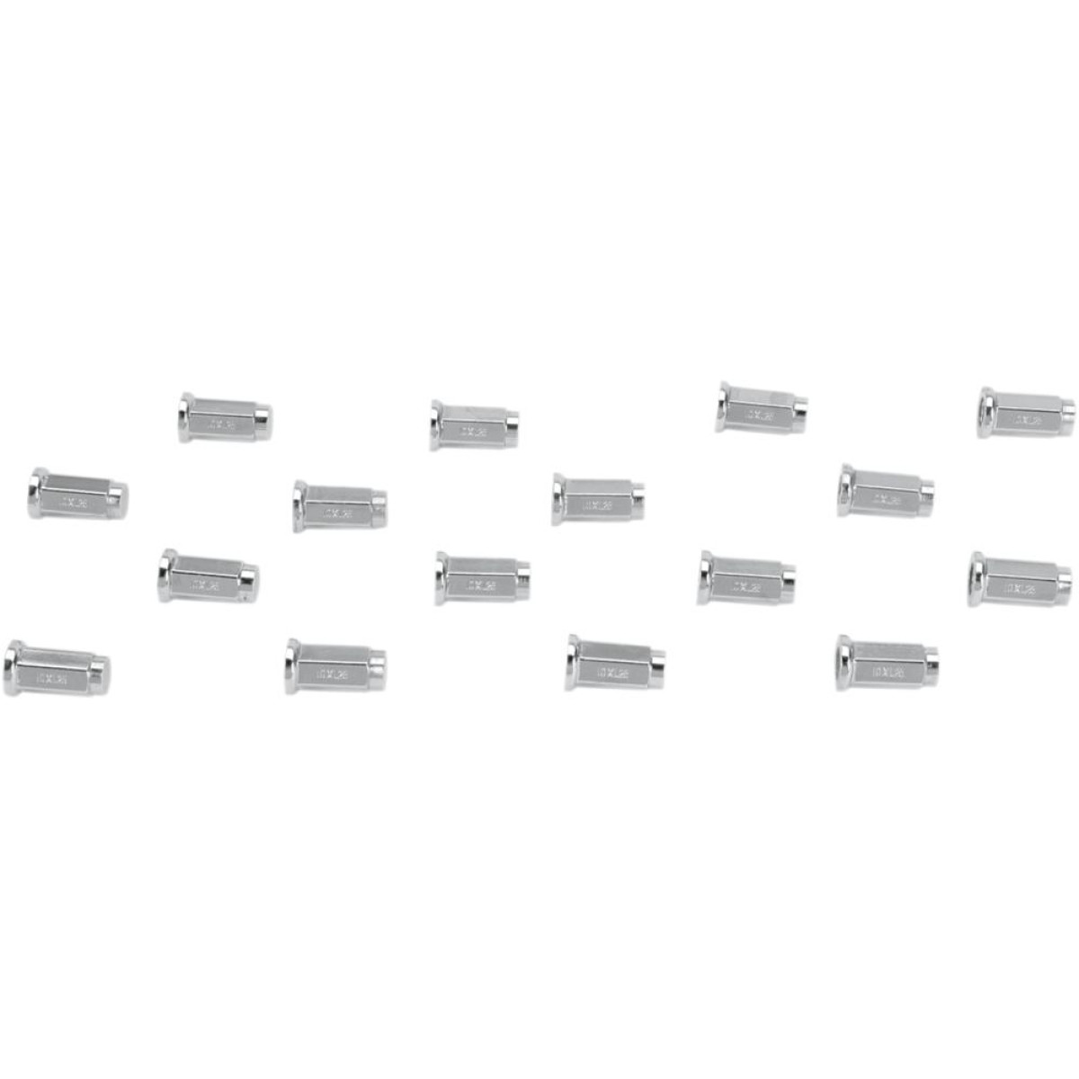 LUG NUT CHR 10MM FLAT 16P