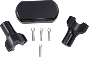 RISERS W/SOLID TOP 3 BK