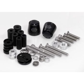 HANDLEBAR WEIGHTS CONE BLACK