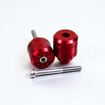 BAR END ALU HONDA 10 RED