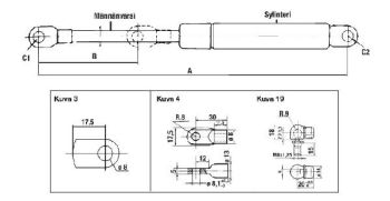 GAASIAMORT K27 UNIV. 445MM/400N