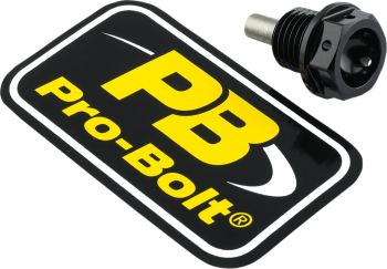BOLT DRAIN 12X1.5X15 BLACK