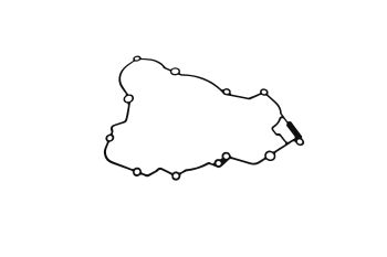 CLTCH CVR GASKT SX125 INN