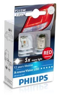 AUTOL.PHILIPS LED P21/5W 12/24