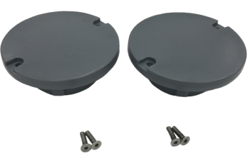 JetPort bolt in caps, grey (2pcs)