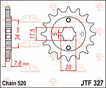 SPROCKET FRONT 11T 520