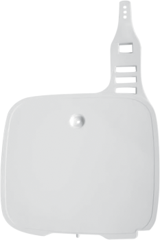 FRT #PLATE YZ'S 87-90 WHT