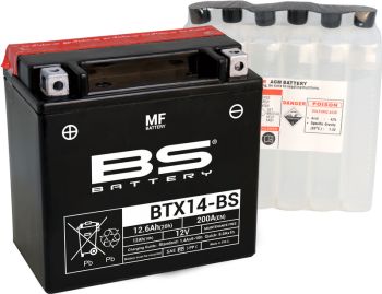 BS Battery BTX14-BS MF (cp) Maintenance Free