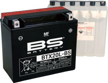 BS Battery BTX20L-BS MF (cp) Maintenance Free