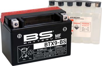 BS Battery BTX9-BS MF (cp) Maintenance Free