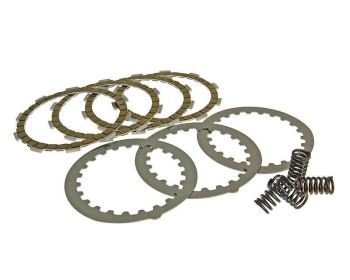 clutch plate / disc set Sport 4-disc clutch for Minarelli AM, Generic, KSR-Moto, Keeway, Motobi, Ride, 1E40MA, 1E40MB