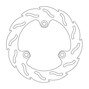 BRAKE DISC FLAME REAR