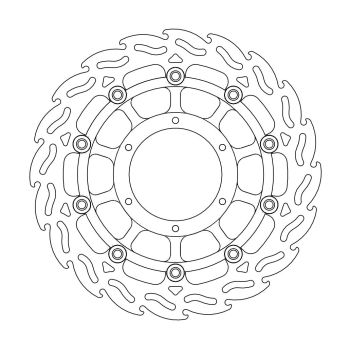 BRAKE DISC FLAME FLOAT FT R