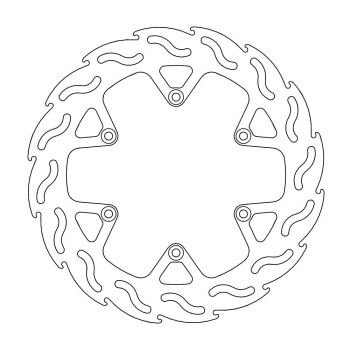 BRAKE DISC FLAME REAR