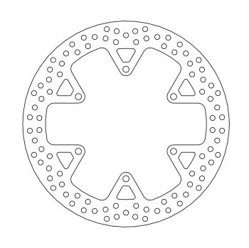 BRAKE DISC HALO REAR