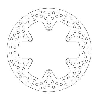 BRAKE DISC HALO REAR