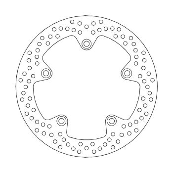 BRAKE DISC HALO REAR
