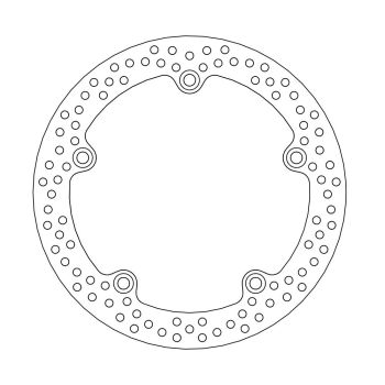 BRAKE DISC HALO REAR
