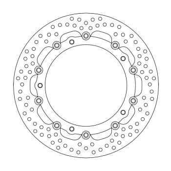 BRAKE DISC HALO FLOAT FT
