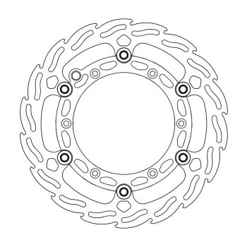 BRAKE DISC FLAME FLOAT FRONT