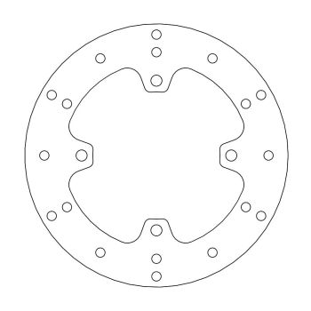 BRAKE DISC ROUND REAR