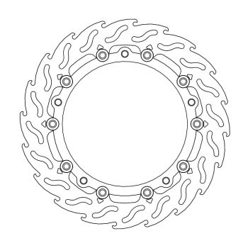 BRAKE DISC FLAME FLOAT FT L
