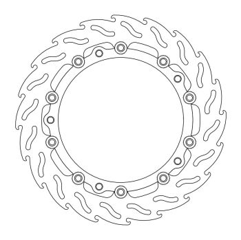BRAKE DISC FLAME FLOAT FT R