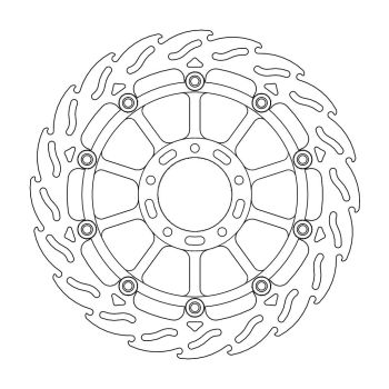 BRAKE DISC FLAME FLOAT FT L