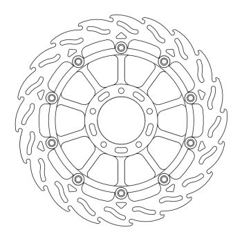 BRAKE DISC FLAME FLOAT FT R
