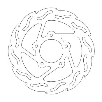 BRAKE DISC FLAME SCOOTER