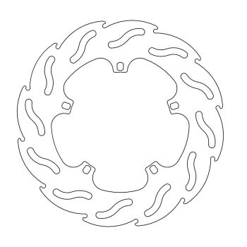 BRAKE DISC FLAME SCOOTER