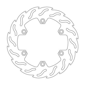 BRAKE DISC FLAME FRONT LEFT
