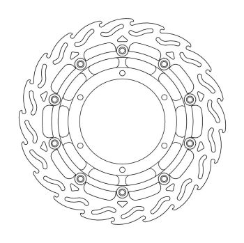 BRAKE DISC FLAME FLOAT FT L