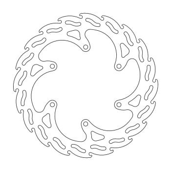 BRAKE DISC FLAME REAR