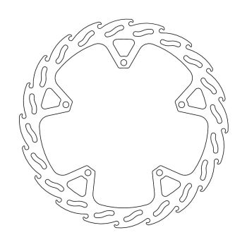 BRAKE DISC FLAME FRONT