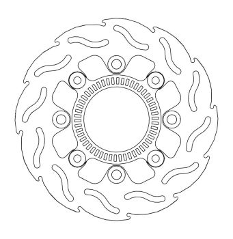 BRAKE DISC FLAME REAR