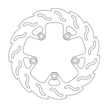 BRAKE DISC FLAME REAR