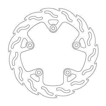BRAKE DISC FLAME REAR