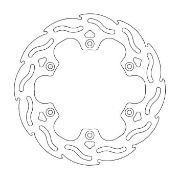 BRAKE DISC FLAME REAR