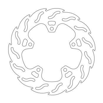 BRAKE DISC FLAME REAR