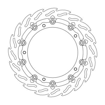 BRAKE DISC FLAME RACING FT L