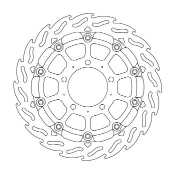 BRAKE DISC FLAME RACING FT L