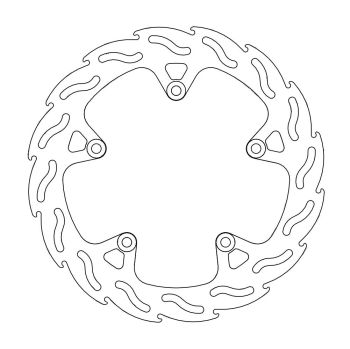 BRAKE DISC FLAME FRONT